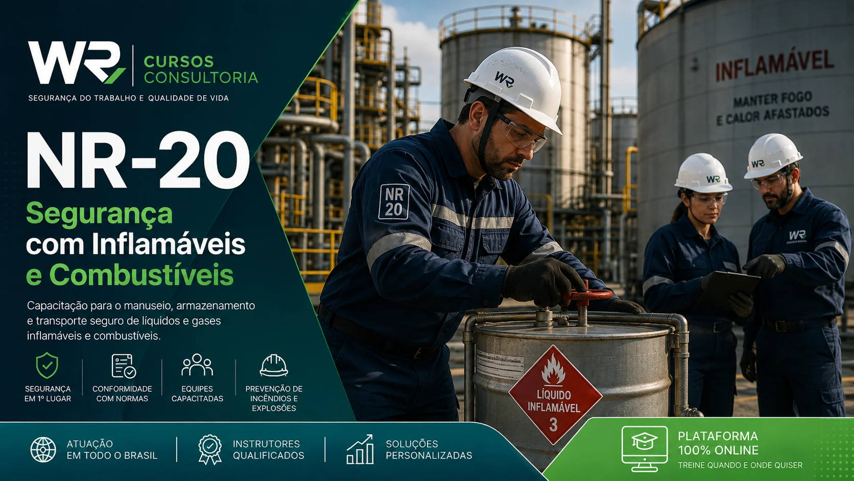 NR-20 — Inflamáveis e Combustíveis