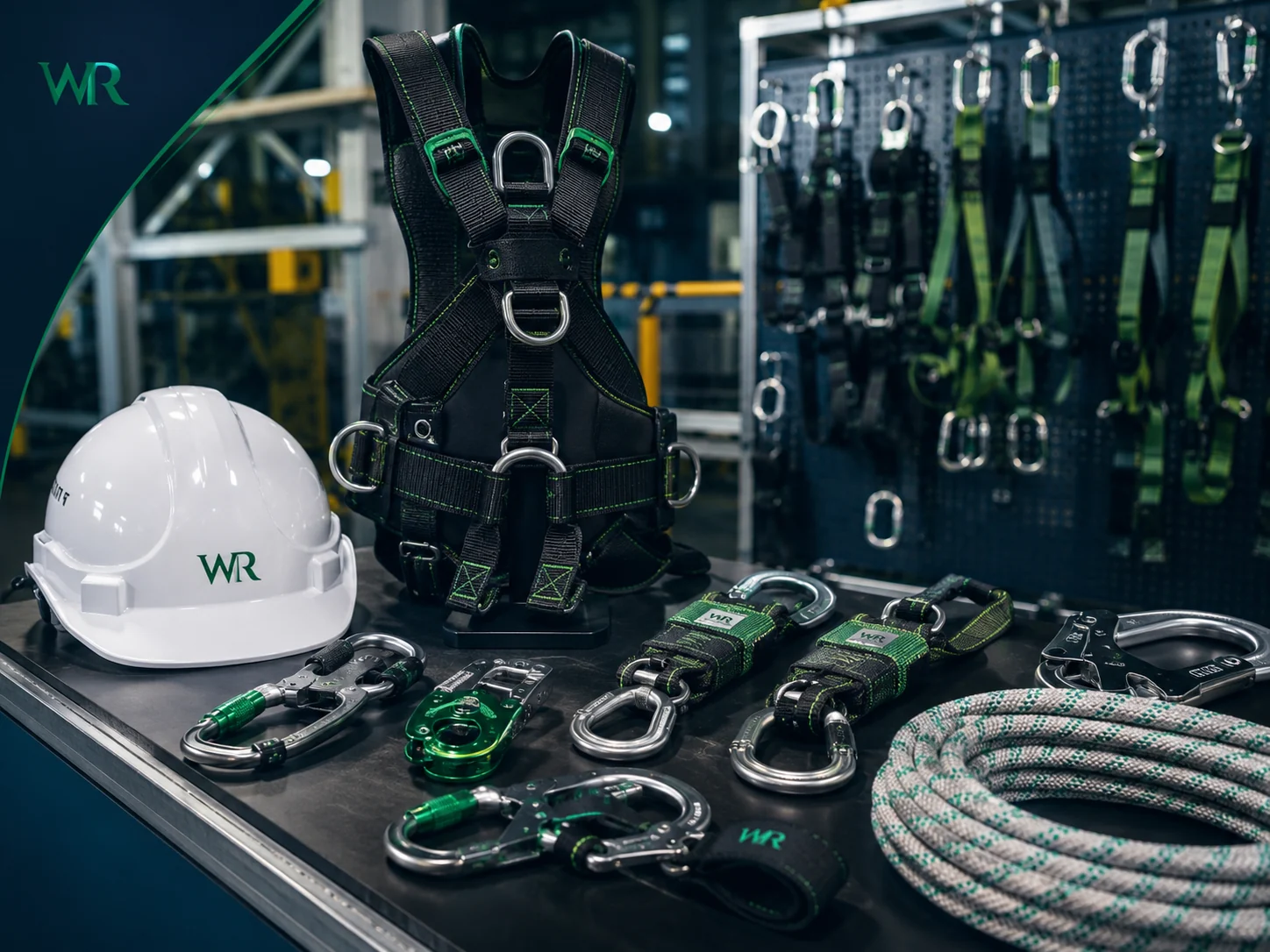 Equipamentos para trabalho em altura, espaço confinado e higiene ocupacional